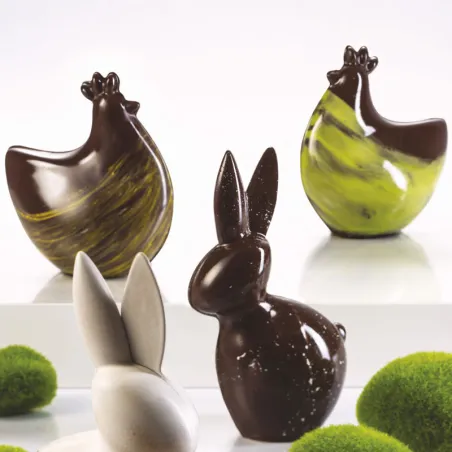 Chocolate mold Henne Gabi for sweet chocolate figures