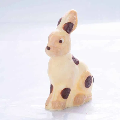 Schokoladenform sitzender Hase für süsse Schokoladenfiguren