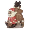 Chocolate mold Santa Claus with elk for sweet chocolate figures
