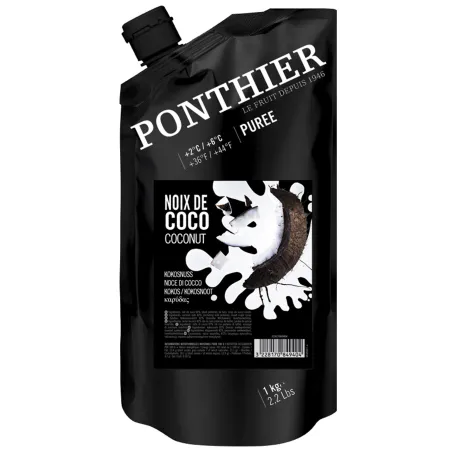 Coconut fruit puree, 1 kg delicious fruity desserts