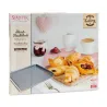 Verstellbares Backblech mit Lochung Metall 40x35cm