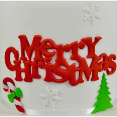 Merry Christmas Ausstecher, 16cm