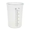 Messbecher aus Silikon 1 Liter zum Messen, Pürieren und Backen
