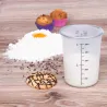 Silicone measuring cup 0.5 liter for measuring, pureeing and baking