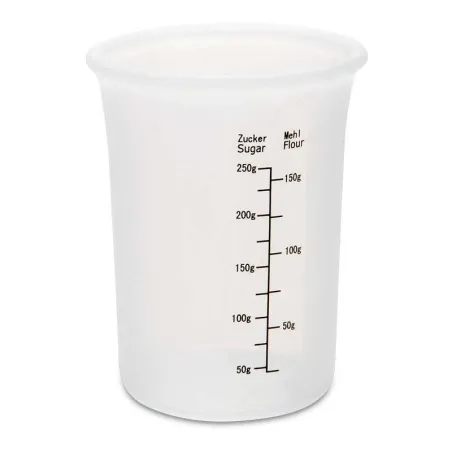 250 ml silicone measuring cup for measuring, pureeing and baking