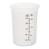 Messbecher aus Silikon 250 ml zum Messen, Pürieren und Backen