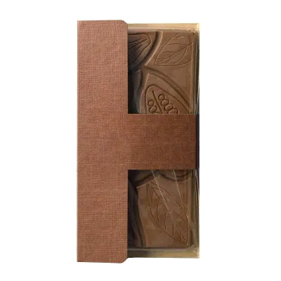 Schokoladentafel Verpackung braun 16.5 cm / 8 cm / 1.1 cm
