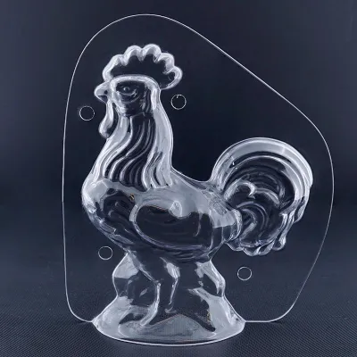 Proud rooster chocolate mold for your own chocolate figures