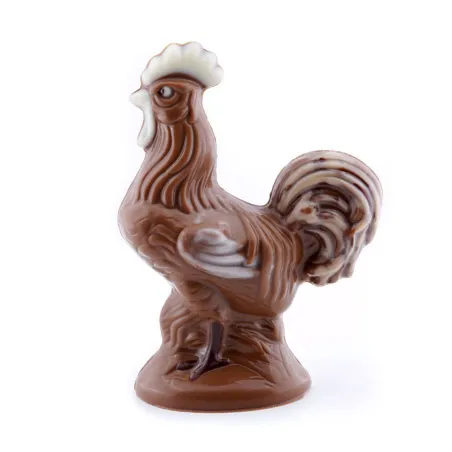 Stampo per cioccolato gallo fiero piccolo per pregiate figure di cioccolato