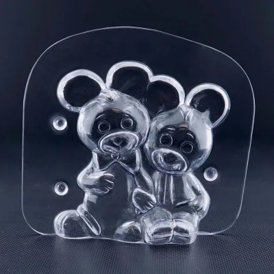 Mouse and mouse chocolate mold for sweet chocolate figures