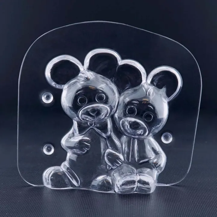 Mouse and mouse chocolate mold for sweet chocolate figures