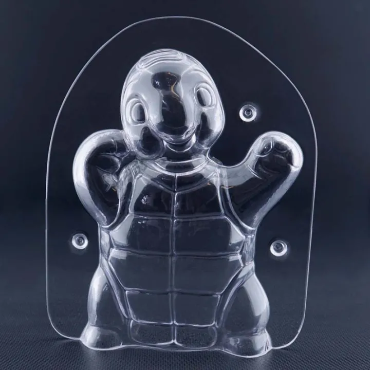 Chocolate mold turtle for sweet chocolate figures