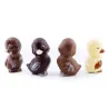 Stampo per cioccolato anatroccolo in 4 parti per figure di cioccolato