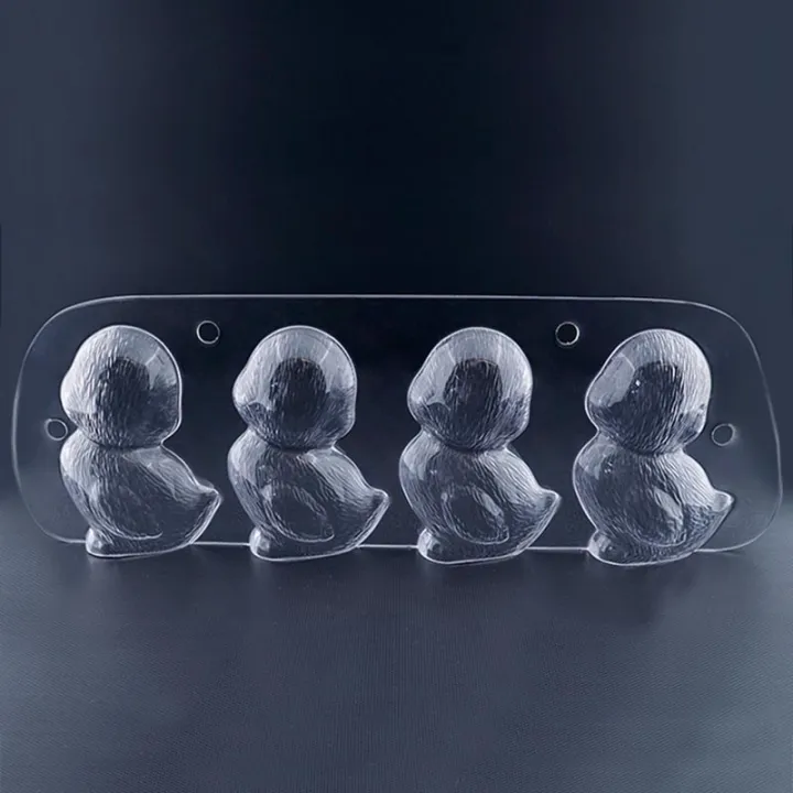 Schokoladenform Entenküken, 4-teilig für Schokoladenfiguren