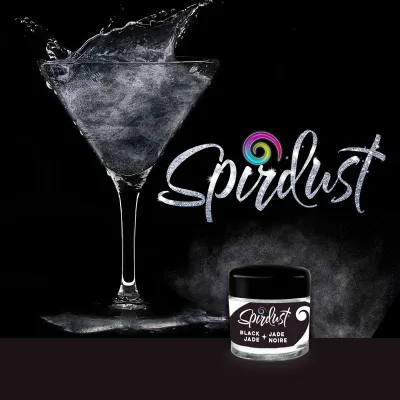 Glitzer für Cocktails Schwarz für schillernde Drinks