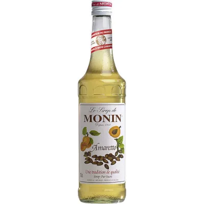 Monin Amaretto Sirup, 250 ml für Drinks und Tortenfüllungen