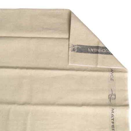 Toile de lin 65 x 230 cm pour baguettes et petits pains