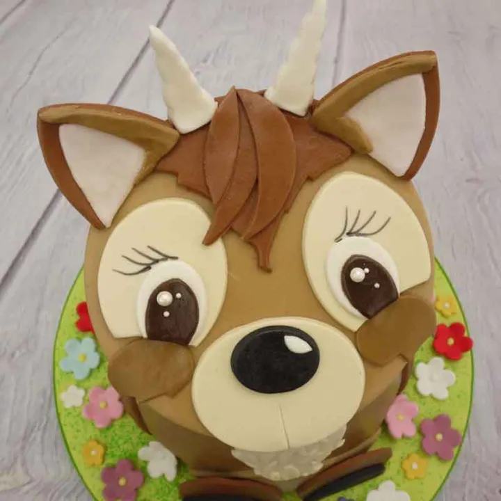 Animal face cutter for cakes and cupcakes