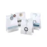 Set calendario dell'avvento bianco per l'attesa del Natale
