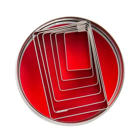 Cookie cutter set rectangle 6 pieces