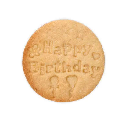 Emporte-pièce avec éjecteur Happy Birthday pour de superbes biscuits décorés