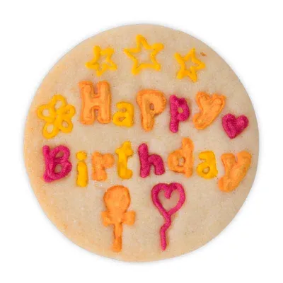 Formina con espulsore Happy Birthday per biscottini decorati in modo splendido
