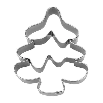 Ausstecher Tannenbaum verschneit, 6 cm