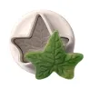 Leaf cutter set, 3-piece for great fondant decorations