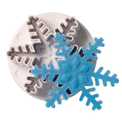 Snowflake cutter set, 3 pieces for great decorations