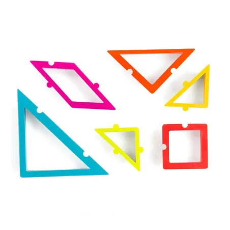 Creative puzzle cookie cutter set, 6 pieces