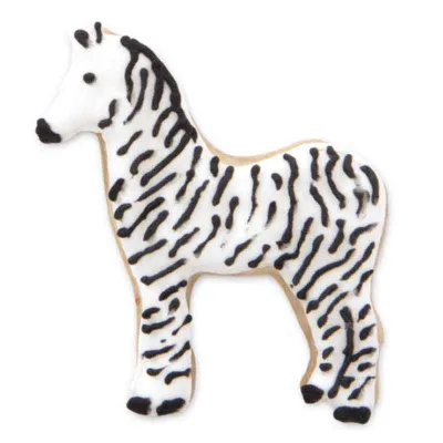 Emporte-pièce avec éjecteur Zebra pour des biscuits superbement décorés
