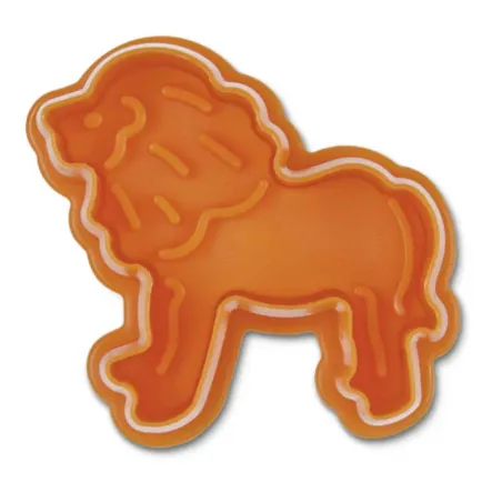 Tagliabiscotti con espulsore leone per biscotti magnificamente decorati