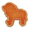 Cookie cutter with lion ejector for beautifully decorated biscuits