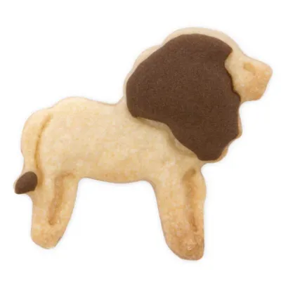 Tagliabiscotti con espulsore leone per biscotti magnificamente decorati