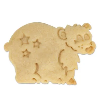 Polar bear cookie cutter with ejector for great decorated cookies