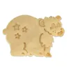 Polar bear cookie cutter with ejector for great decorated cookies