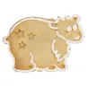 Polar bear cookie cutter with ejector for great decorated cookies