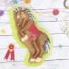 Stampo 3D per torte a forma di cavallo 18 x 33 x 6 cm