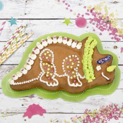3D-Backform-Dinosaurier 34 x 28 x 6.5 cm