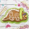 3D baking tin dinosaur 34 x 28 x 6.5 cm