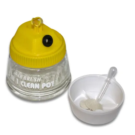 Airbrush gun cleaning unit