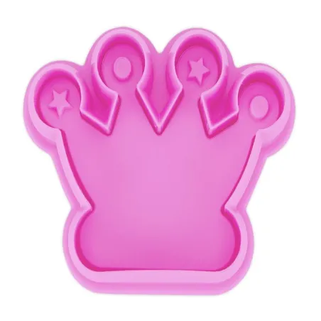 Crown cookie cutter with ejector