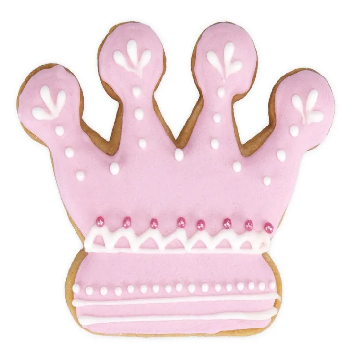 Crown cookie cutter with ejector