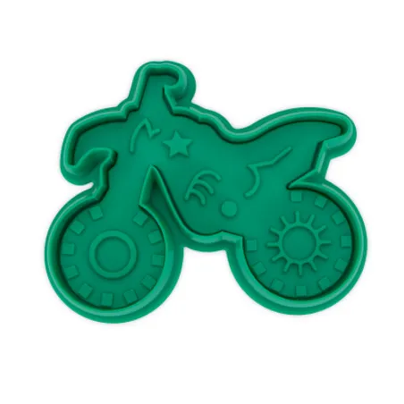 Motocross cookie cutter with ejector