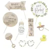 Accessoires photo Baby Party en matériaux naturels