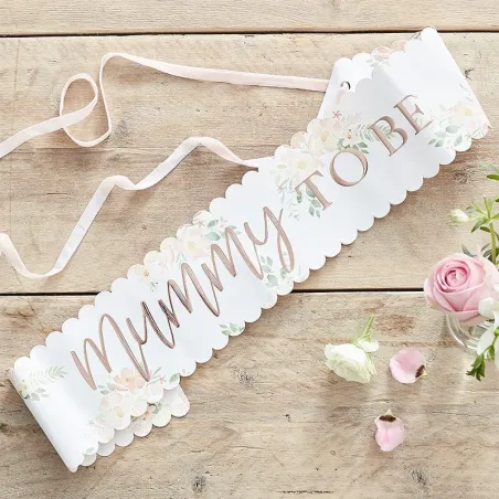 Fascia Mummy To Be rosa in carta
