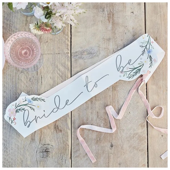 Fascia "Bride To Be"