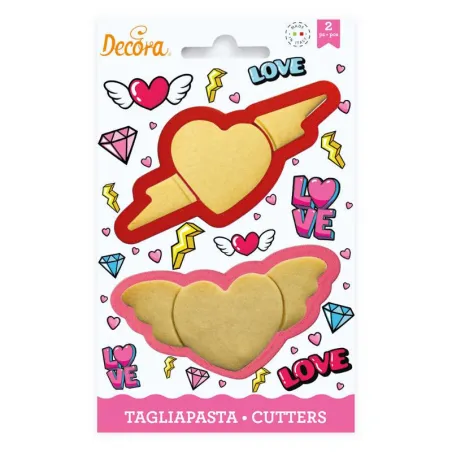 Cookie cutter Love 2-piece