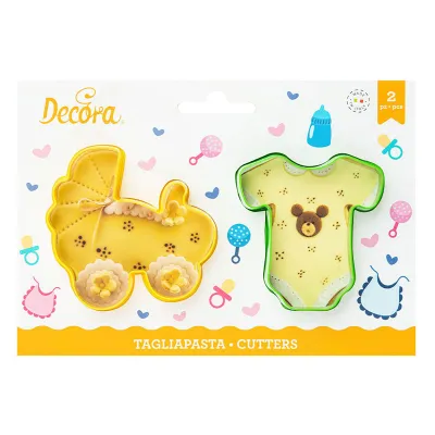 Hello Baby 2-piece cookie cutter