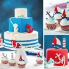 Cookie cutter lighthouse and anchor 2 pieces